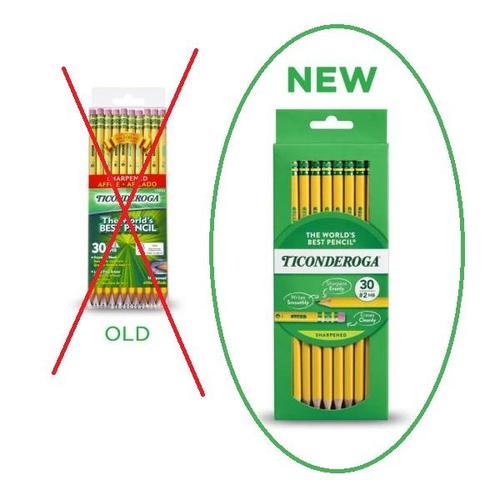 DIXON Ticonderoga Company Ticonderoga NO 2 PRE SHARPENED 30PK