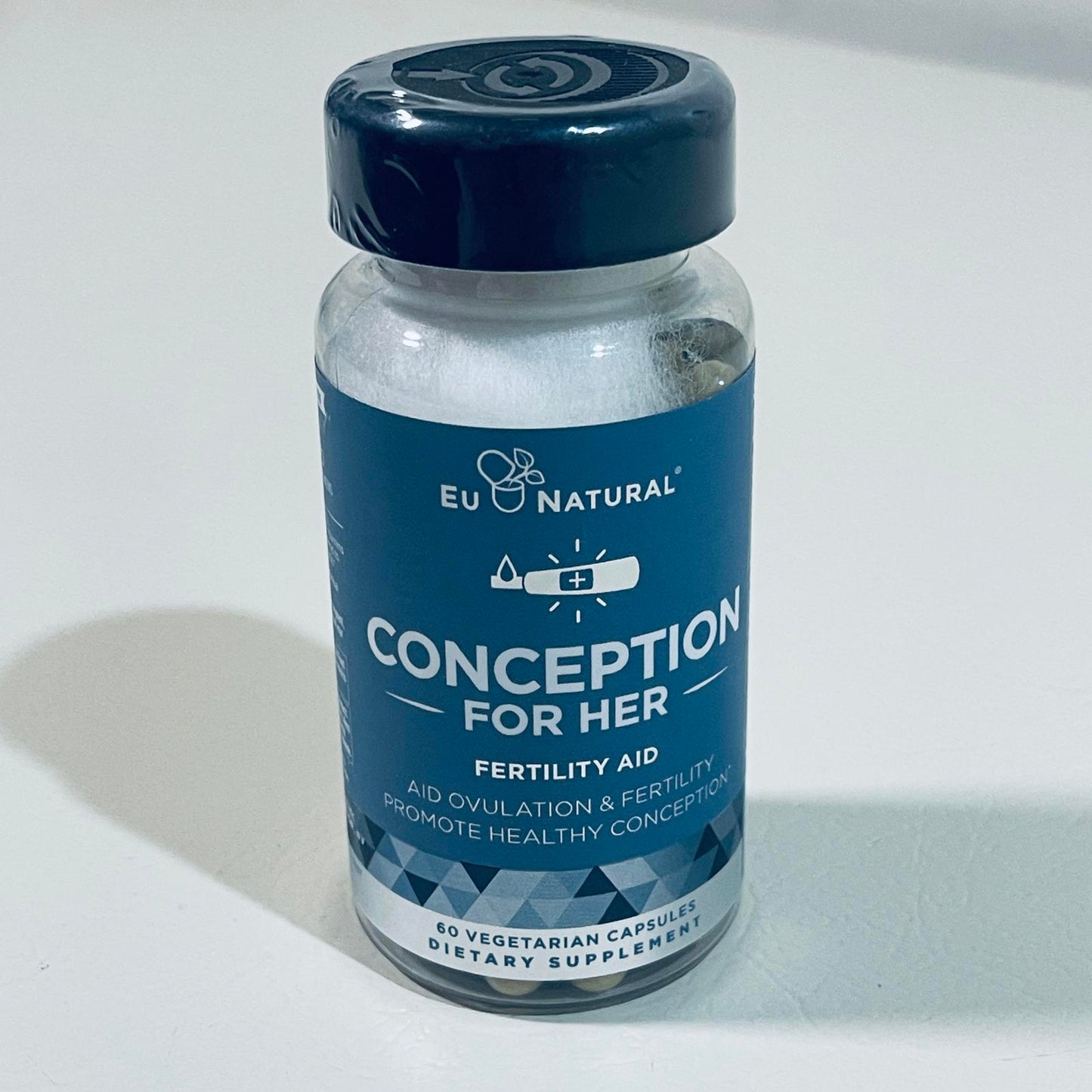 Eu Natural Conception For Her Fertility Aid Dietary Supplement, 60 Vegetarian Capsules EXP 7/2026