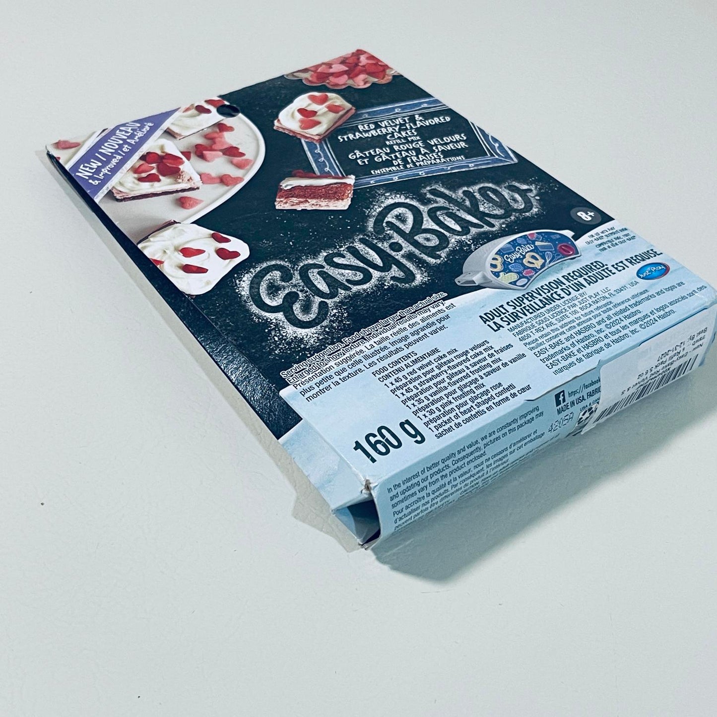 Easy-Bake Red Velvet & Strawberry-Flavored Cakes Refill Mix 5.6 oz 160g EXP 12/2027