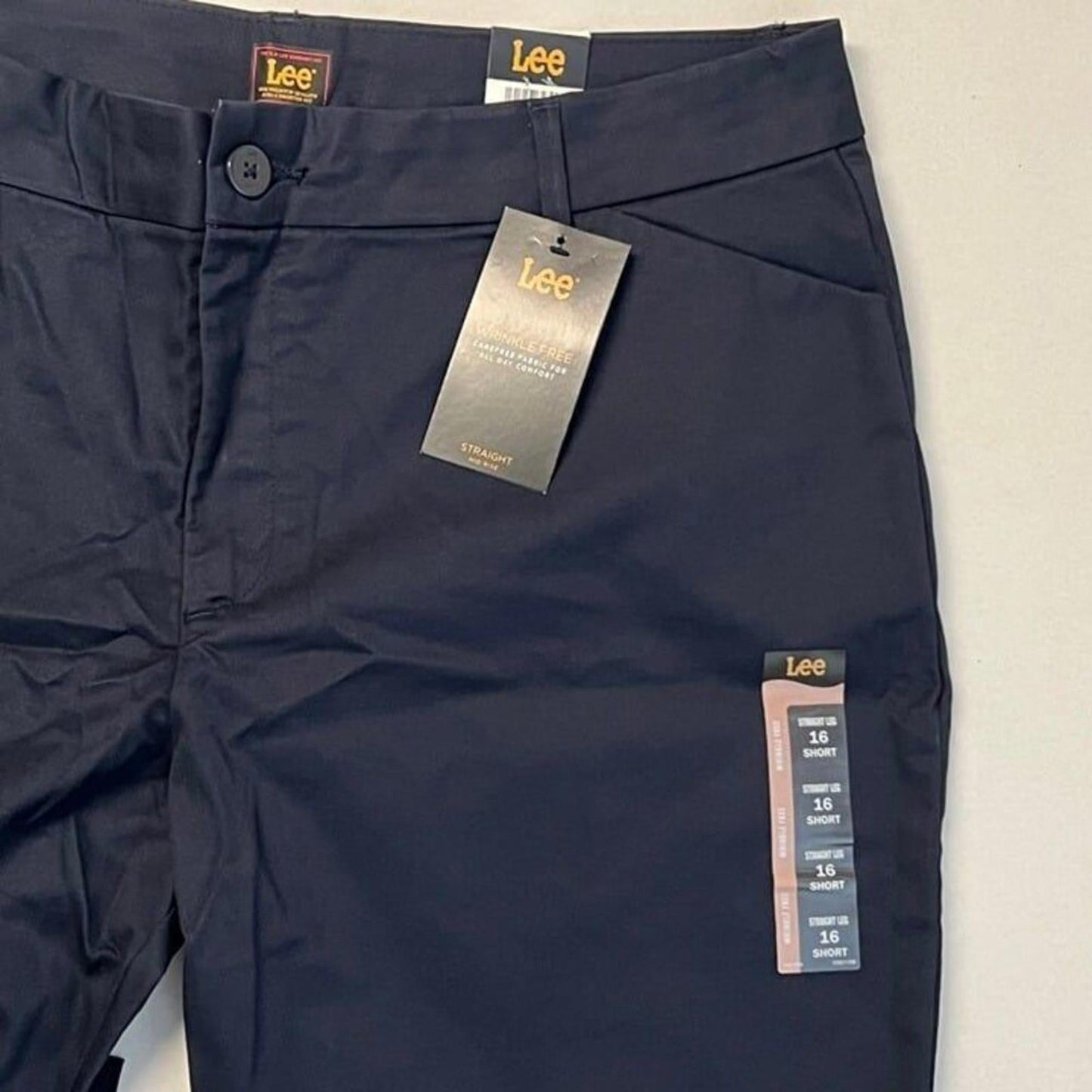 Lee Missy Wrinkle Free Relaxed Fit Straight Leg Pant