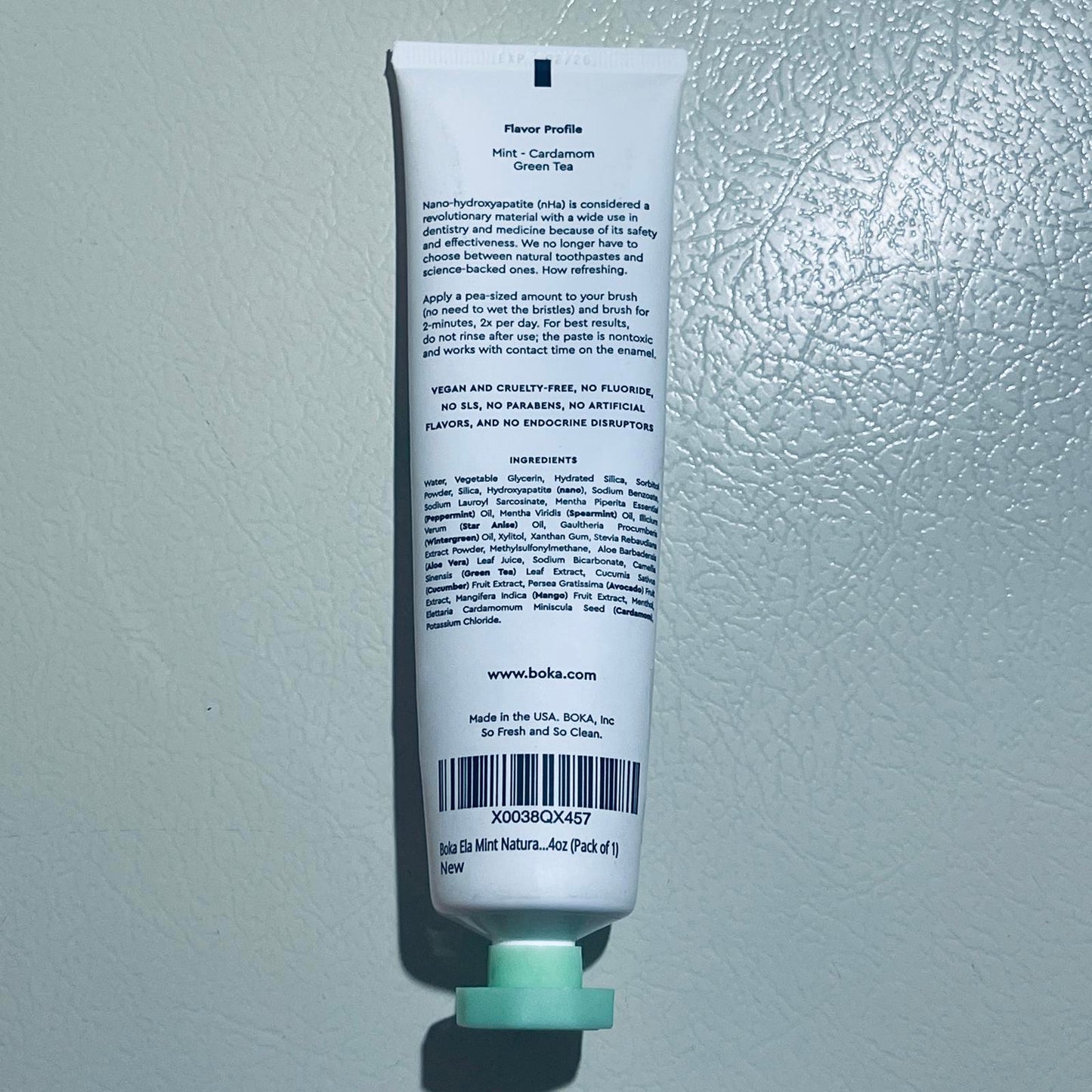 Boka Ela Mint Natural Toothpaste 4oz EXP 2/2026