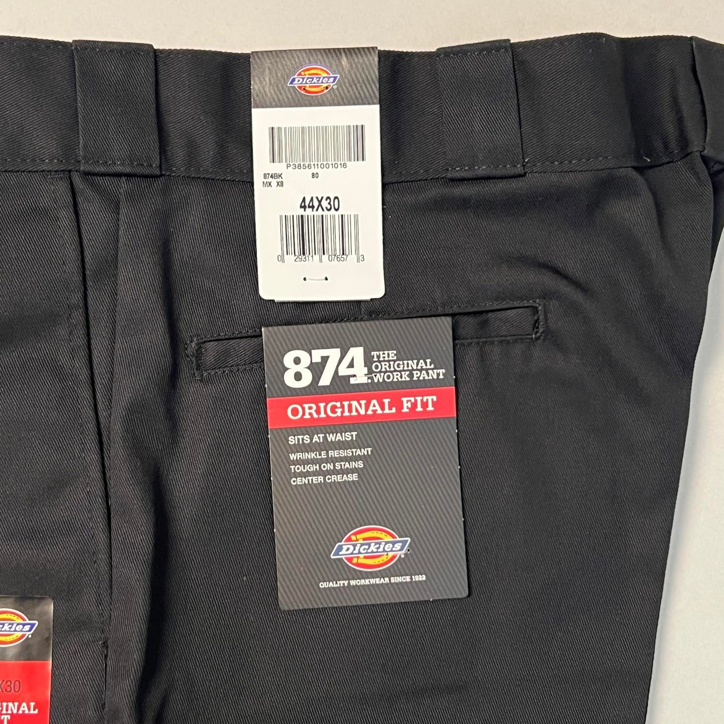 Dickies 874 Original Fit Men's Work Pants Black 44x30