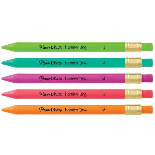 Paper Mate Handwriting Triangular Mechanical Pencil Set, Lead/Eraser, 1.3mm