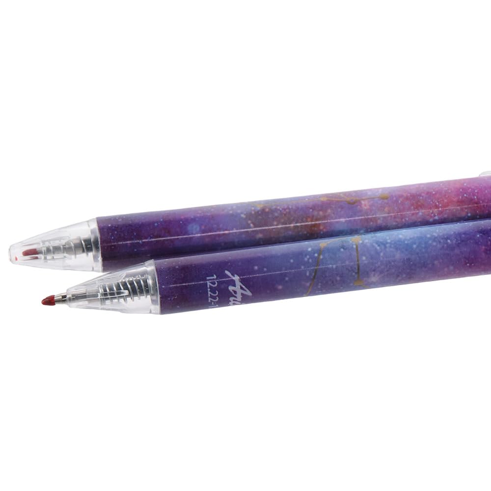 12 Pens - Constellations Star Astrology Horoscope Zodiac Sign Gifts, Cute, 0.5mm