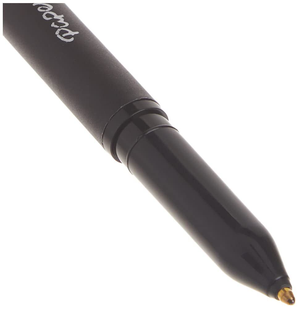 60-pack - Paper Mate Ballpoint Black Ink Pens, Write Bros., Medium Point (1.0mm)