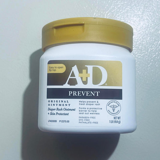 A+D Prevent Original Ointment Diaper Rash Ointment + Skin Protectant EXP 9/26