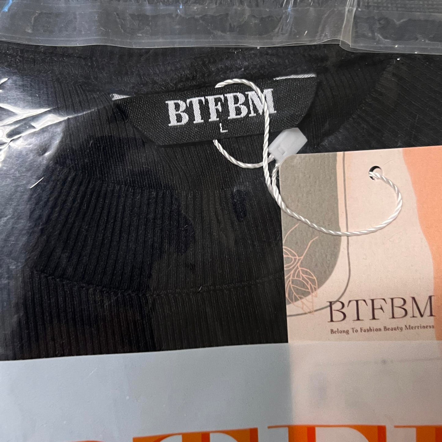 Ribbed Long Sleeve Crop Top & Wide Leg Pants Lounge Set