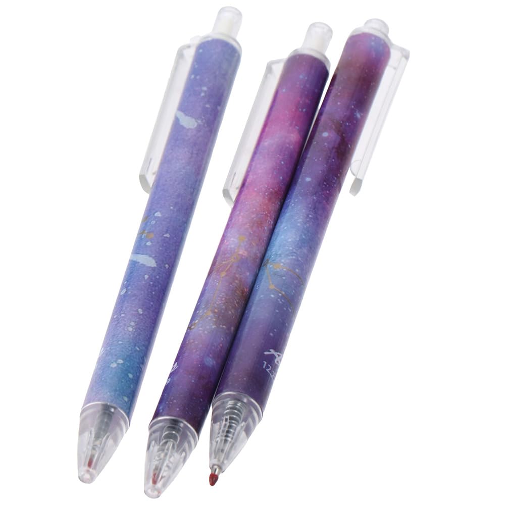 12 Pens - Constellations Star Astrology Horoscope Zodiac Sign Gifts, Cute, 0.5mm