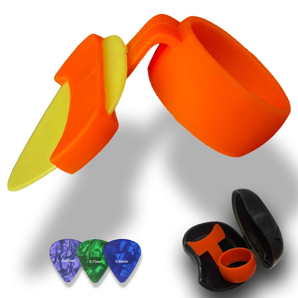 Ultimate Ergonomic Guitar Pick Grips – Durable Silicone for All Playing Styles