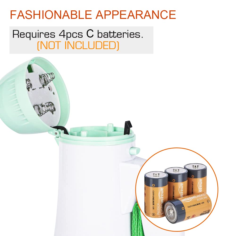 MyMealivos Portable Megaphone Bullhorn 20 Watt Power Megaphone Speaker Voice