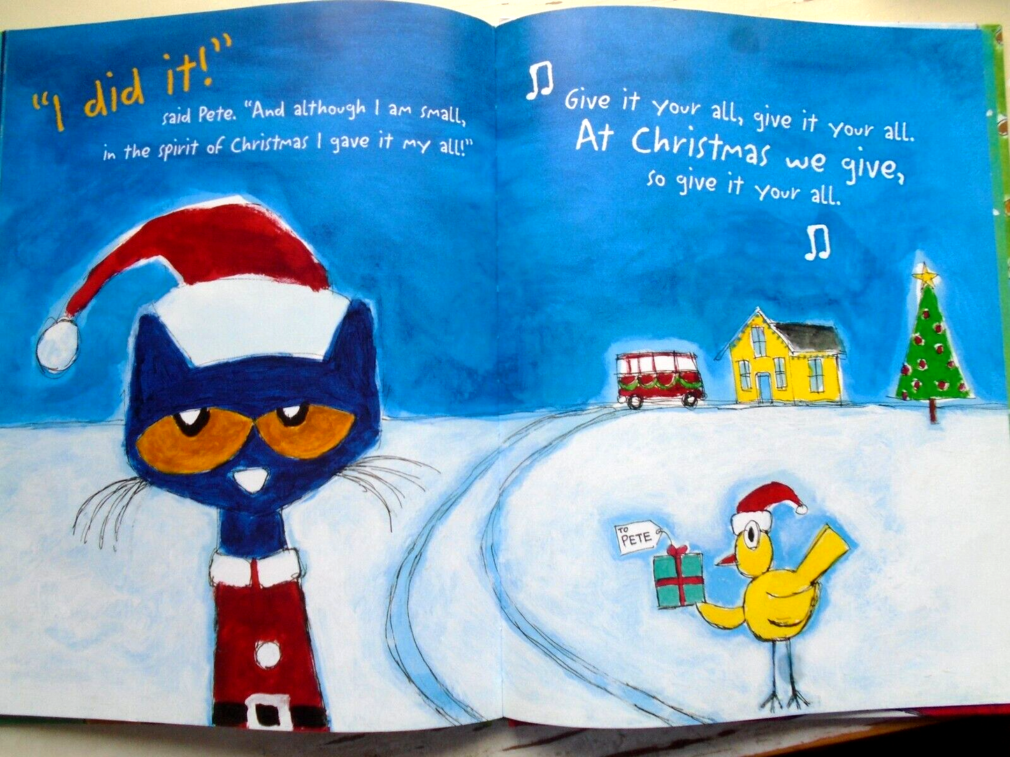 Pete the Cat Saves Christmas: Includes Sticker Sheet! - Holiday Book for Kids
