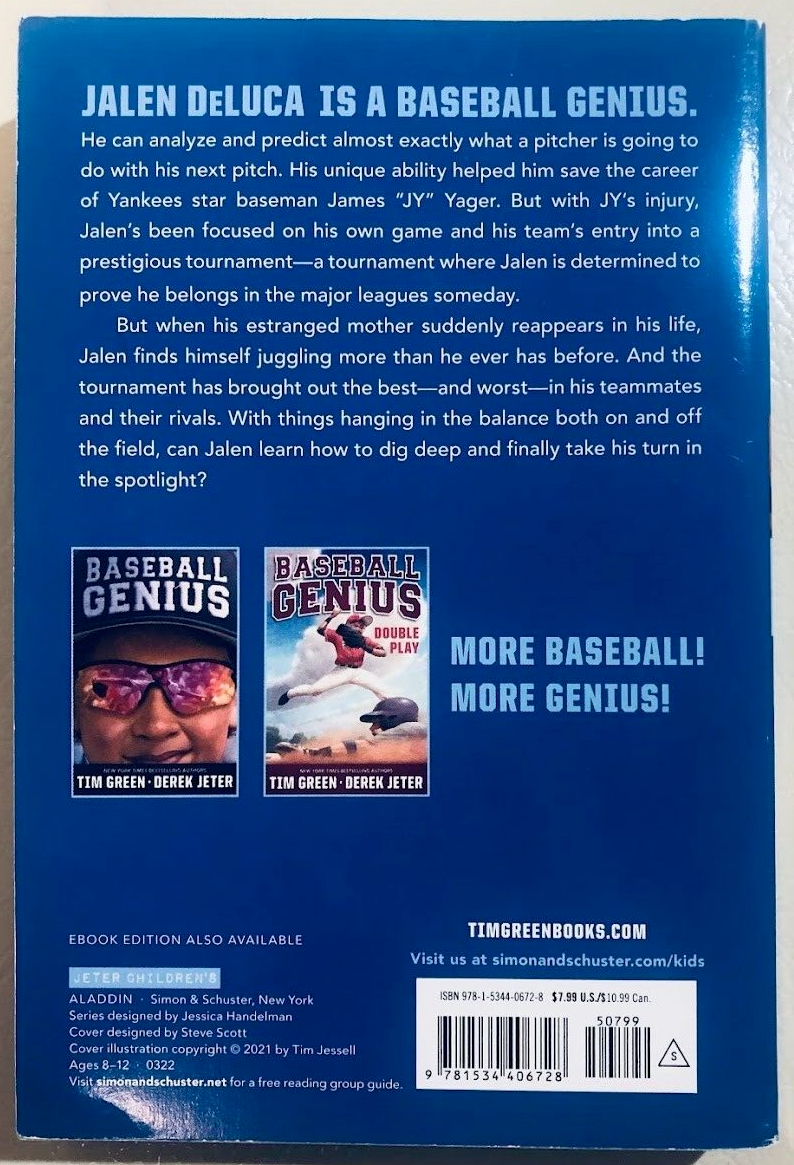 Grand Slam: Baseball Genius 3 by Derek Jeter and Tim Green