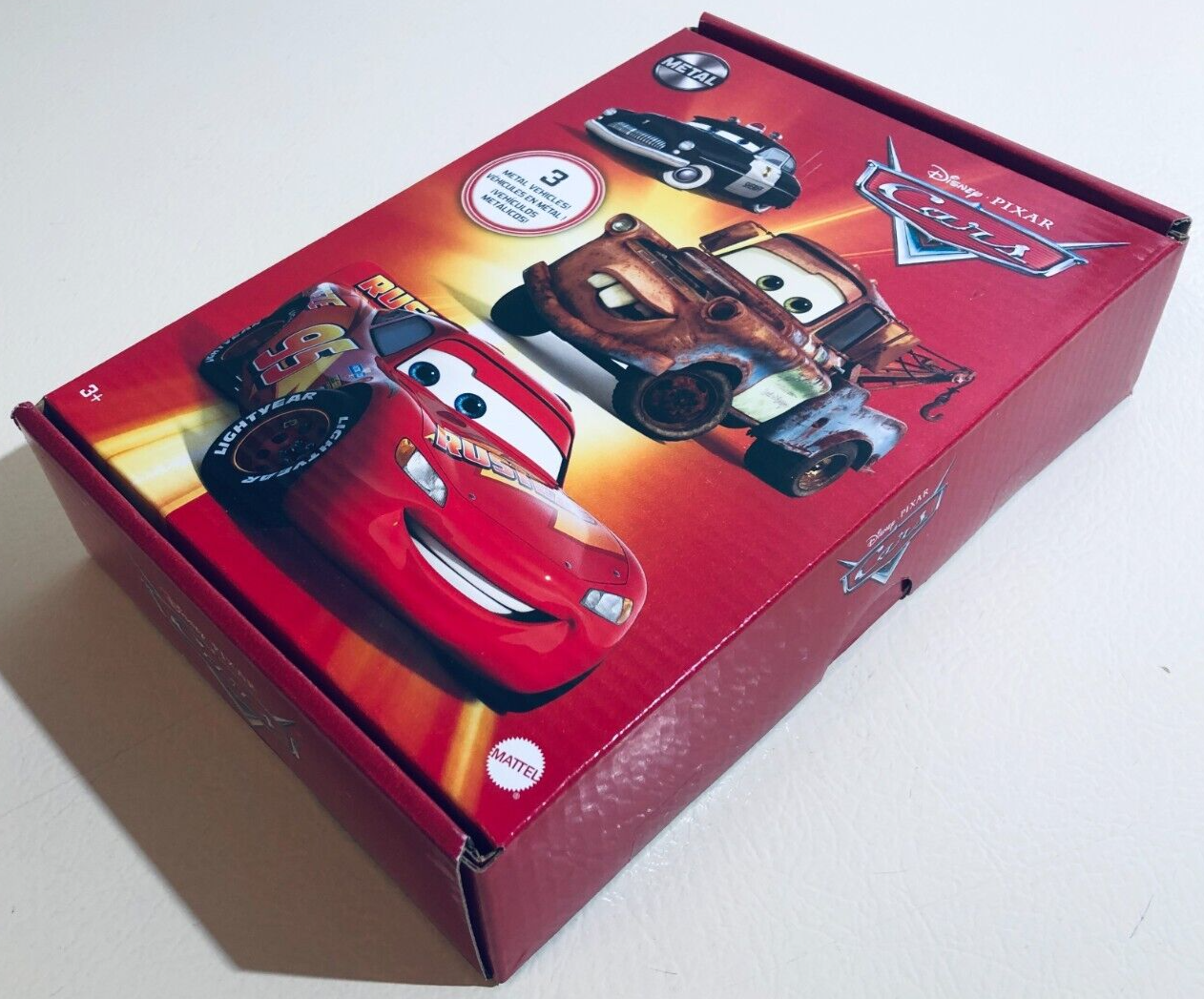 Disney Pixar Cars Die-Cast Metal Vehicle 3-Pack Exclusive Collectible Kids Toys