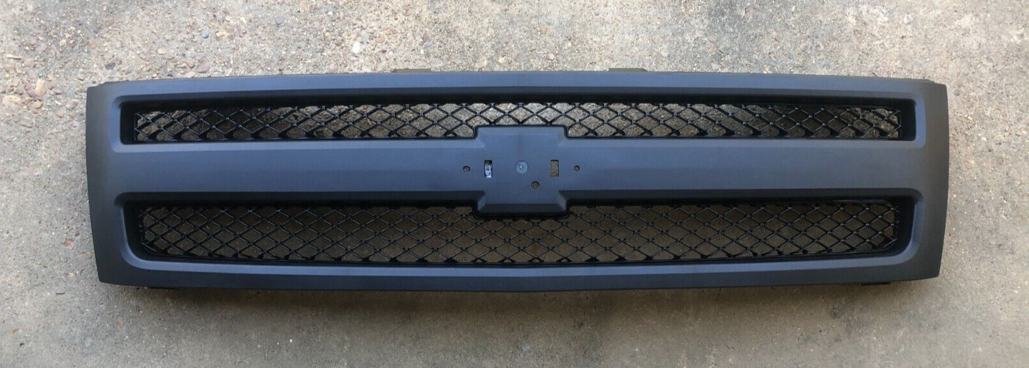 Chevy Silverado Black Bumper Grille replacement, CV07169GA-TY5