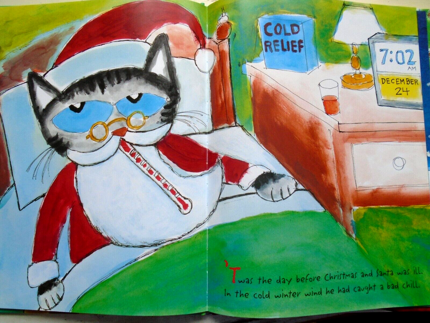 Pete the Cat Saves Christmas: Includes Sticker Sheet! - Holiday Book for Kids