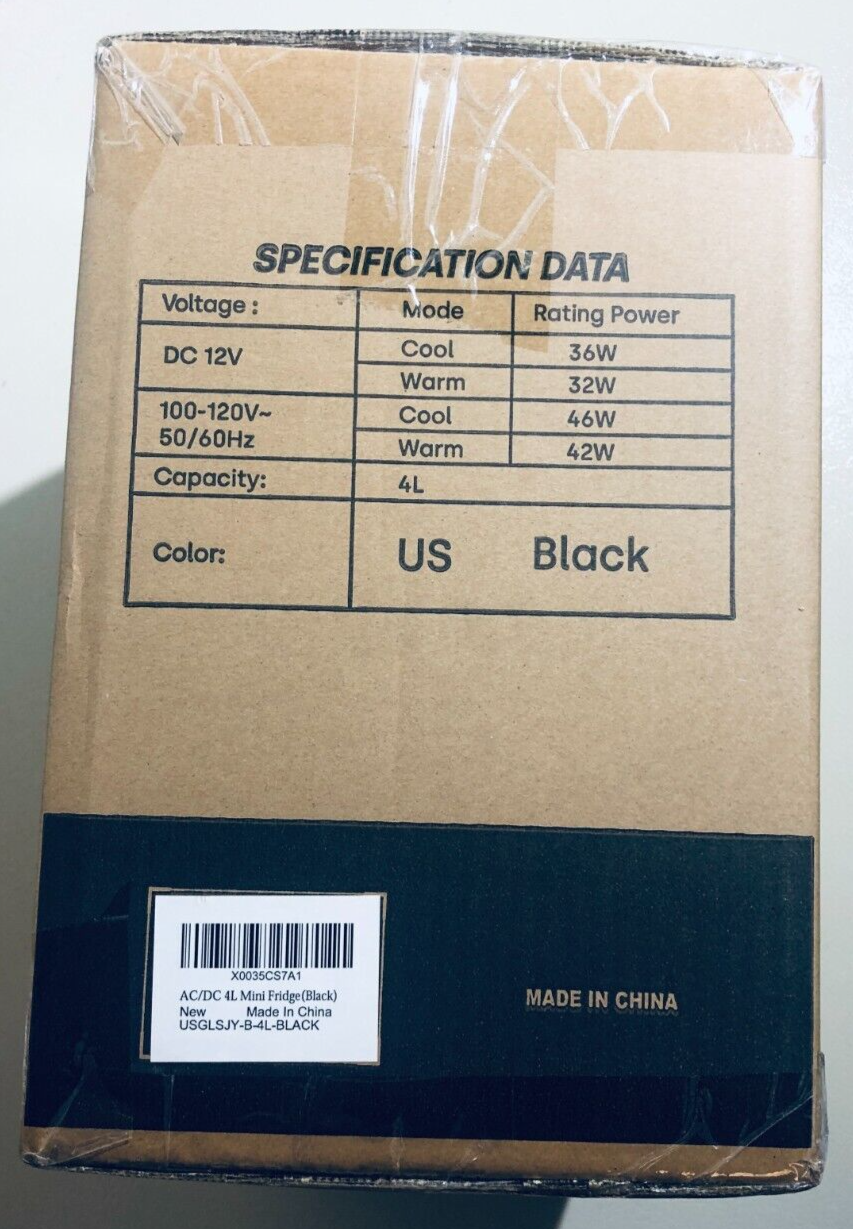 Enventor 4L Portable Mini Fridge for Skincare, Food, Office, Bedroom, and Travel