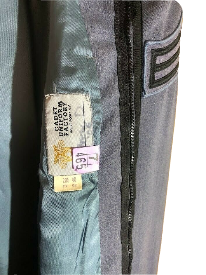 Dress Grey Uniform Coat w/ chevrons - USMA - West Point - cadet