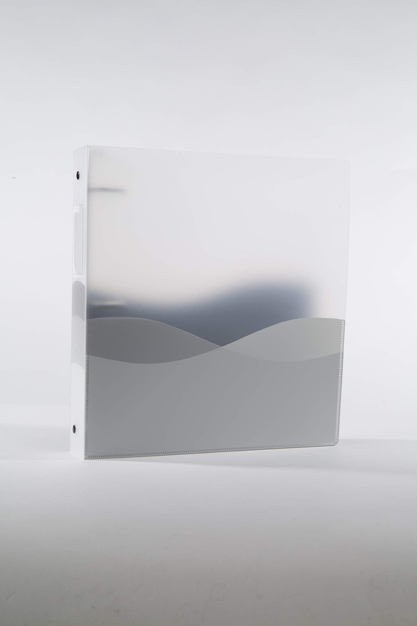 Pack of 4 - Filexec Flexible Translucent Bendable Thin 1-Inch Wave Ring Binders