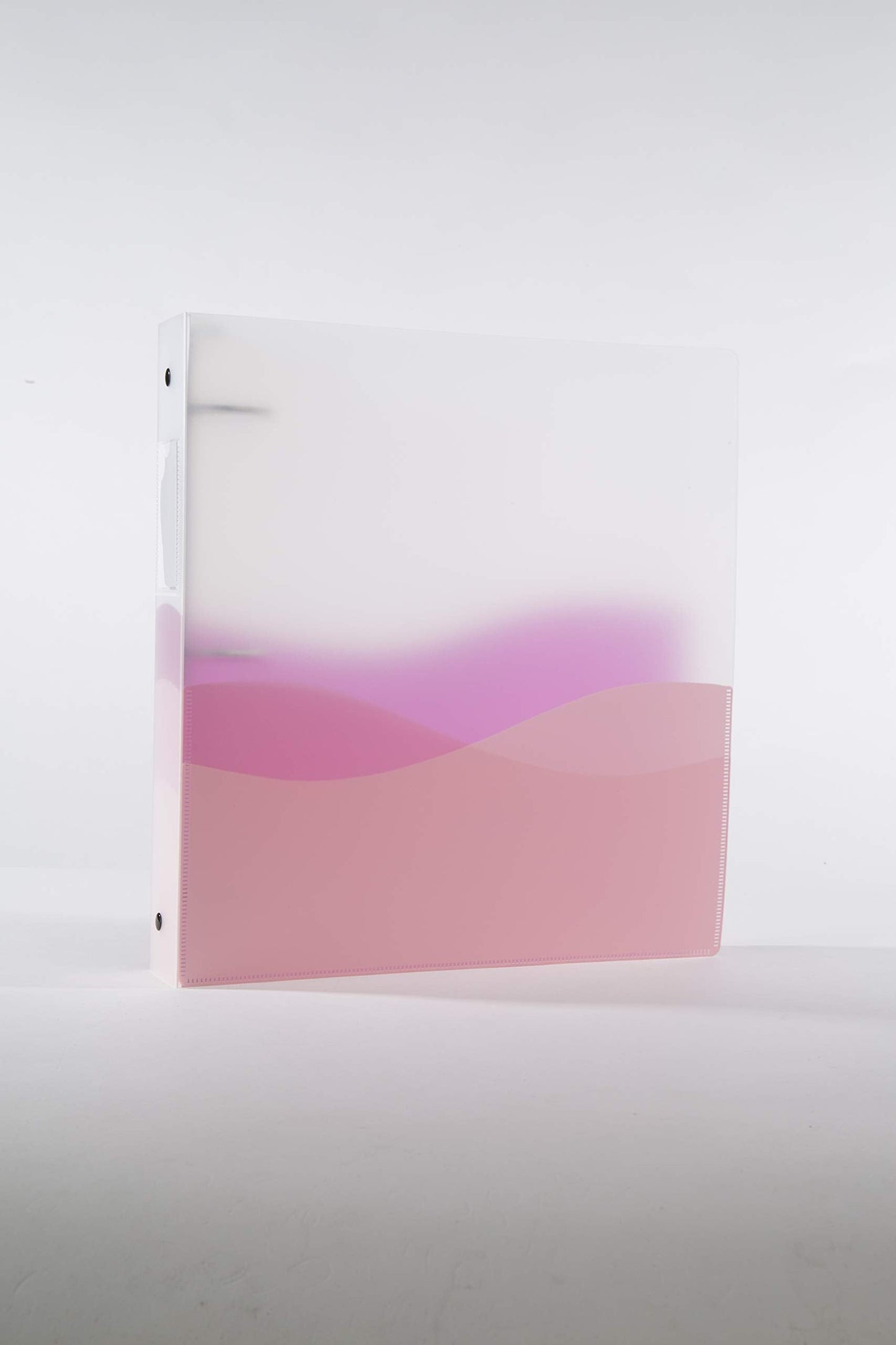 Pack of 4 - Filexec Flexible Translucent Bendable Thin 1-Inch Wave Ring Binders