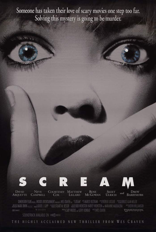 Scream - 1996-12x18 inch(30cmx46cm) Movie Poster Frameless Gift