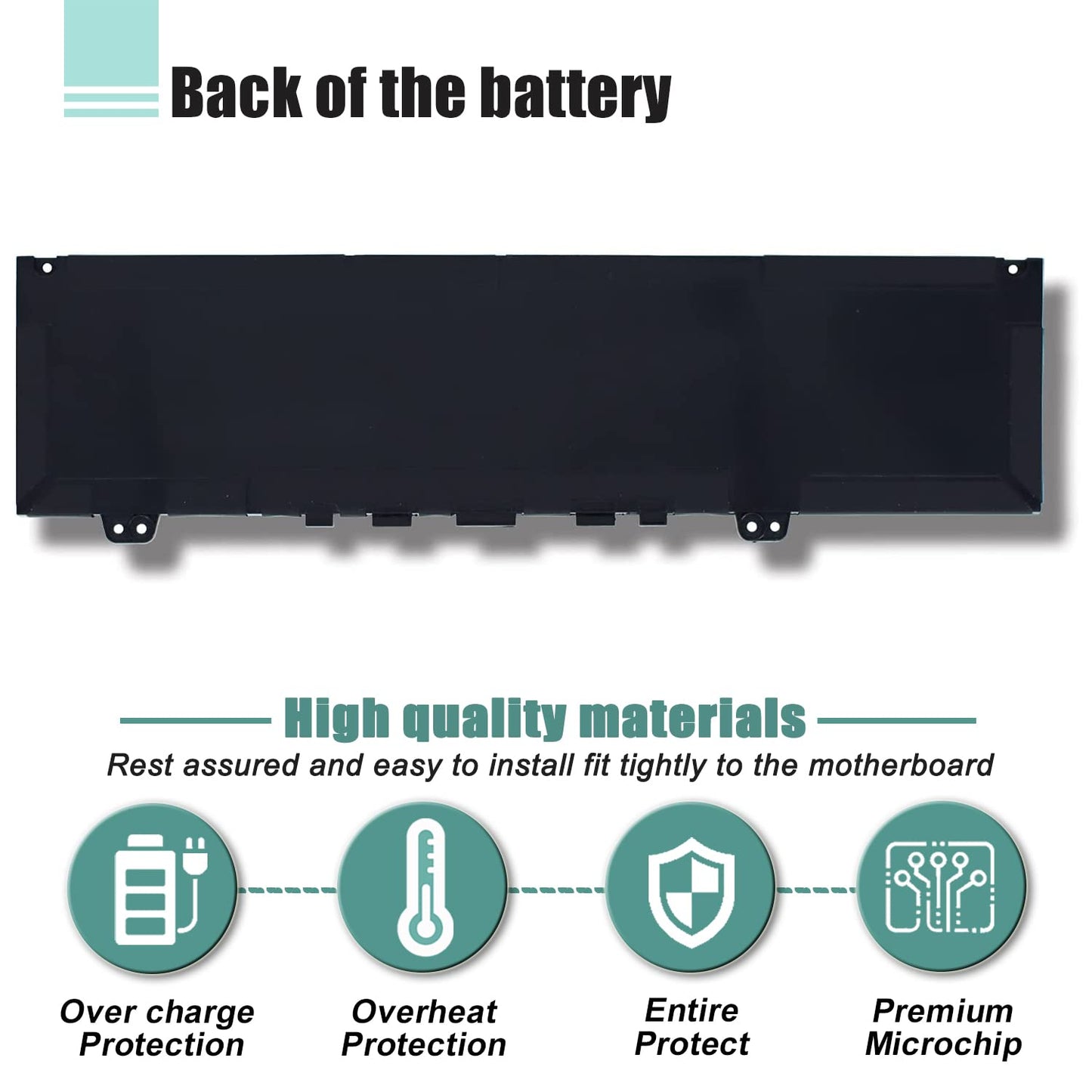 38WH F62G0 39DY5 Battery for select Dell Inspiron 13 7000 & select Vostro 13