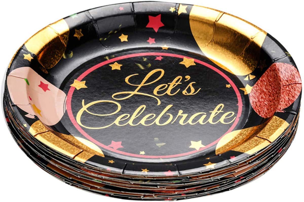 Birthday Party Tableware Supplies, Disposable Tableware Kit 20 Guests