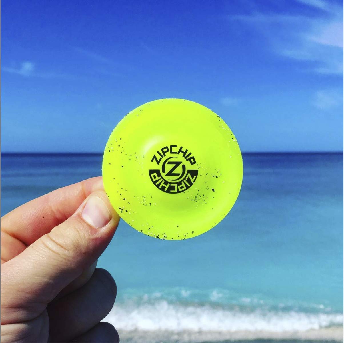 ZipChip -The Original -Mini Flying disc -Soft Rubber - Pocket Size - Lightweight