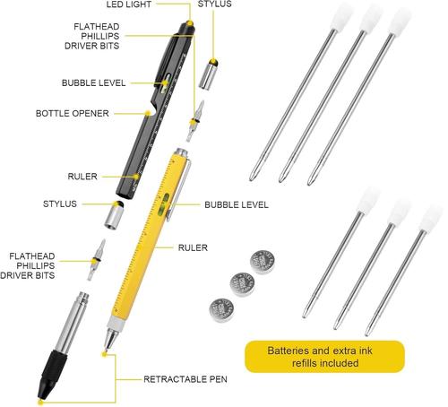 Multitool Pen Set - Perfect Gift for Dad & Men Who Have Everything Want Nothing