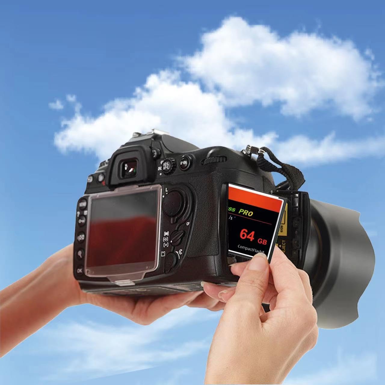 Camera Card 64GB CompactFlash Memory Card UDMA Speed Up to 160MB/s