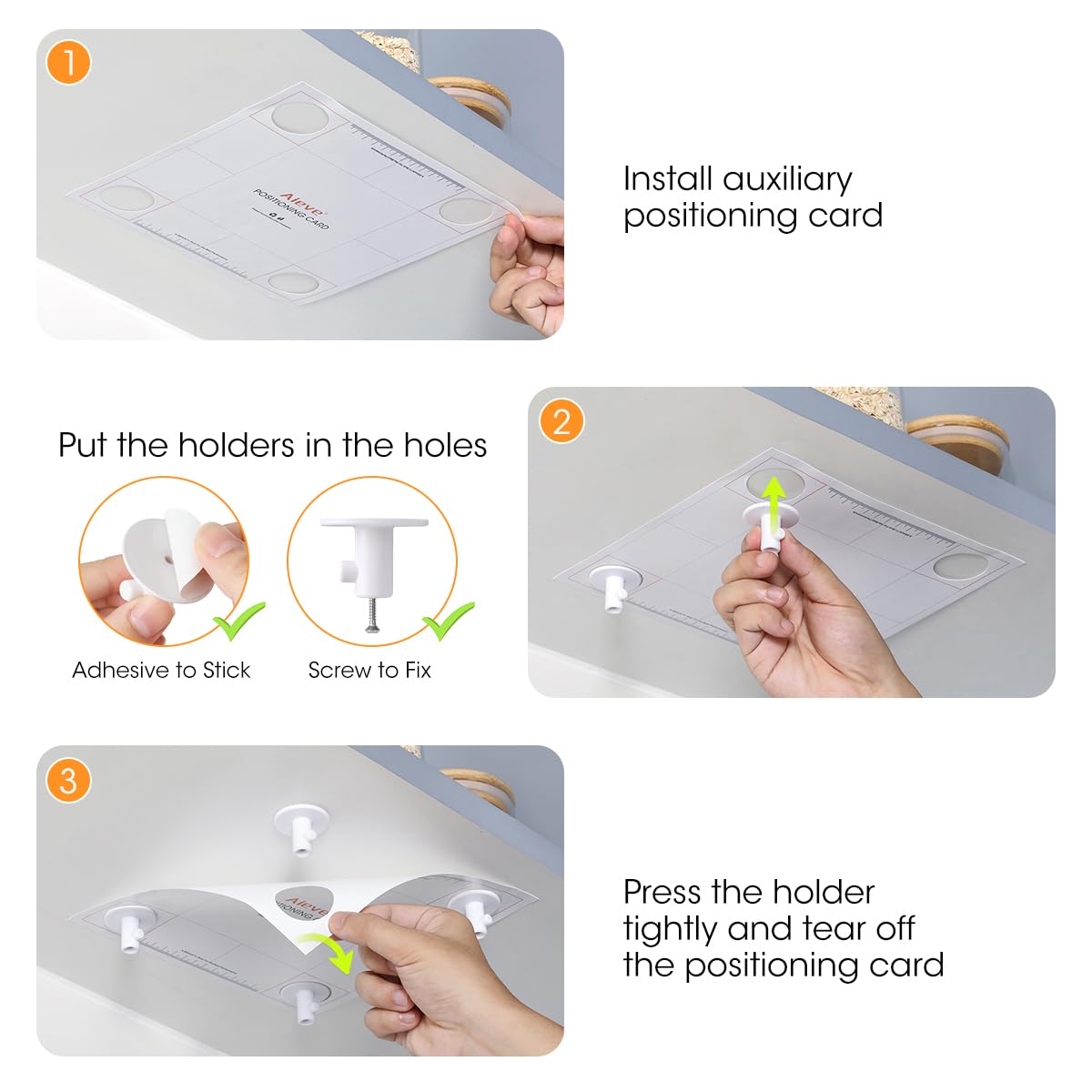 Aieve 4 Pack Stand Mixer Attachment Holders Compatible with Kitchenaid Mixer Acc