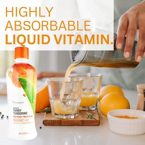 Youngevity Combo: Tangerine Multi 32 fl oz + Ultimate EFA 120 Softgels EXP 2/24