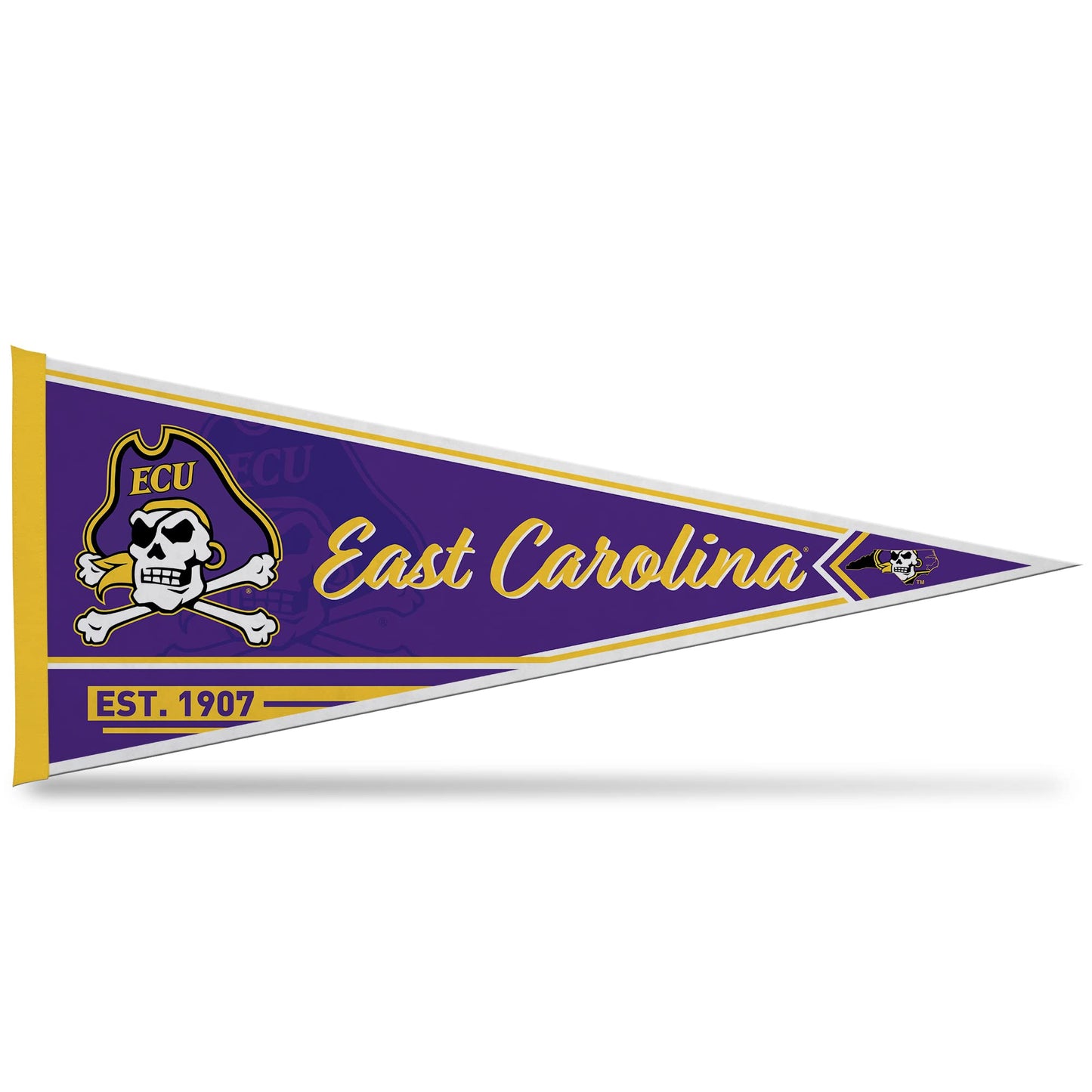 East Carolina Pirates Classic 12" x 30" Felt Wall Décor Pennant