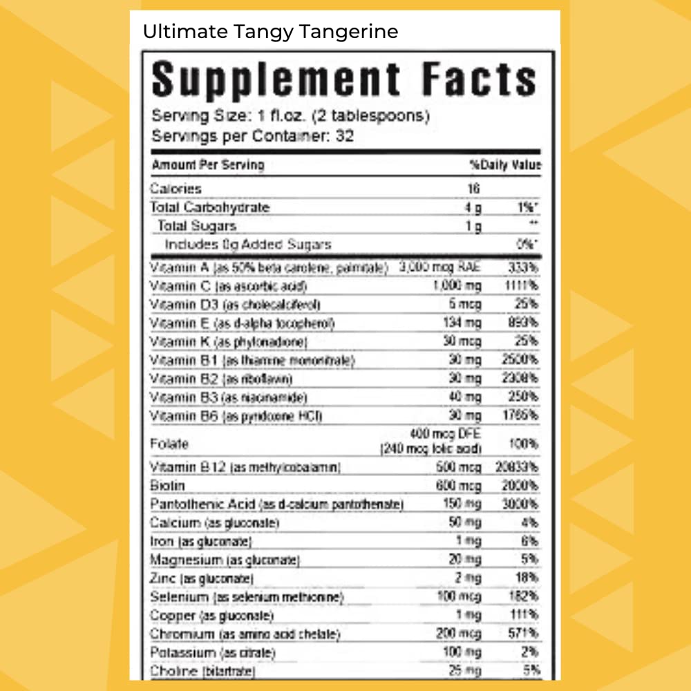 Youngevity Combo: Tangerine Multi 32 fl oz + Ultimate EFA 120 Softgels EXP 2/24