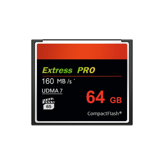 Camera Card 64GB CompactFlash Memory Card UDMA Speed Up to 160MB/s