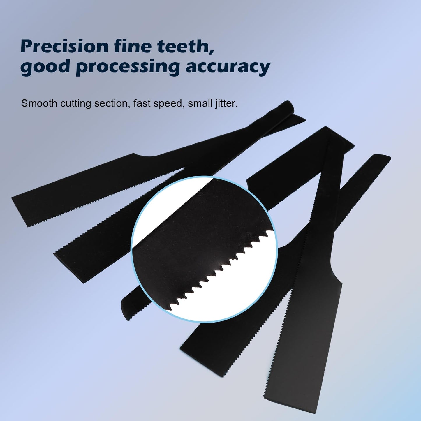 Reciprocating Hacksaw Blades Tools for Metal,Woodcutting,Rubber Black -32T-10pcs