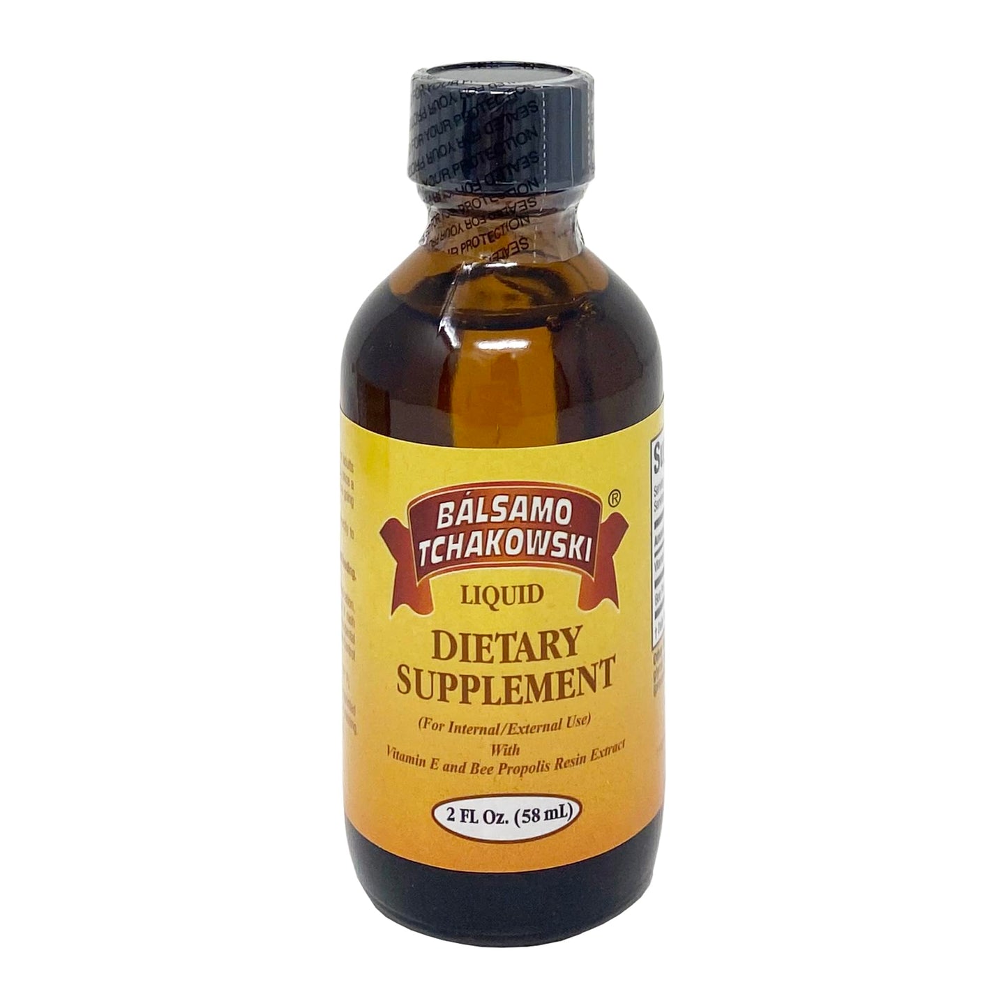 Balsamo Tchakowski with Vitamin E and Bee Propolis Resin Extract 2 oz. fl. 58ml EXP 7/25