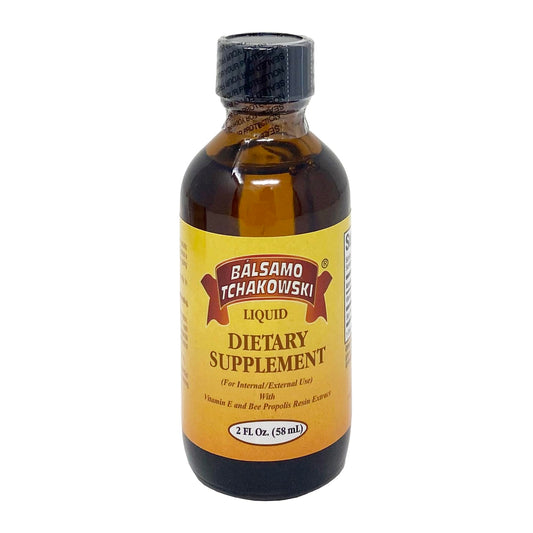 Balsamo Tchakowski with Vitamin E and Bee Propolis Resin Extract 2 oz. fl. 58ml EXP 7/25