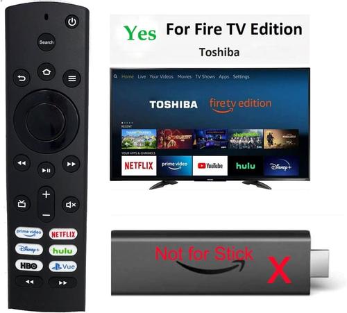 3 replacement remote BUNDLE - 2x Voice Fire Stick & 1x Toshiba TV ONLY