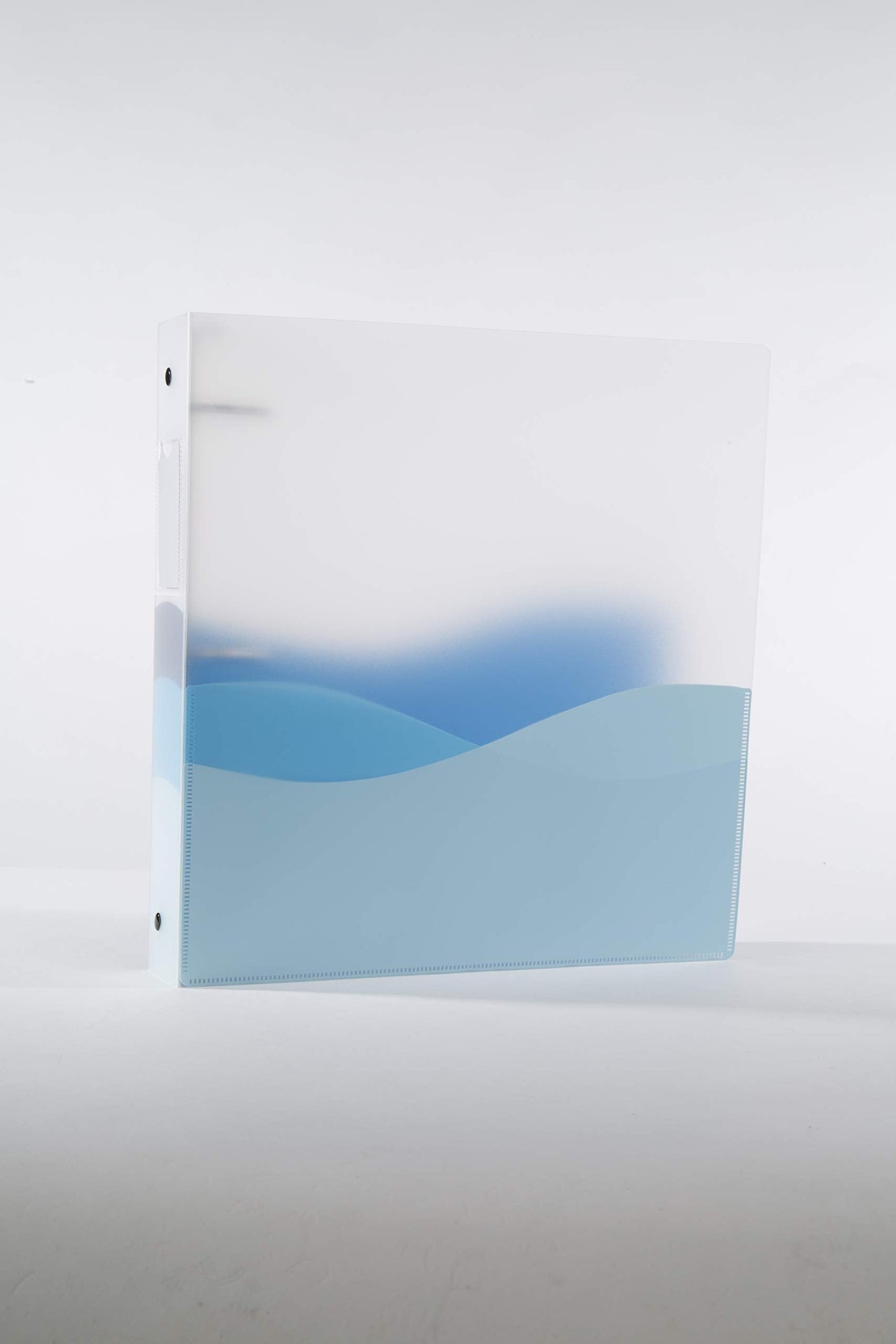 Pack of 4 - Filexec Flexible Translucent Bendable Thin 1-Inch Wave Ring Binders