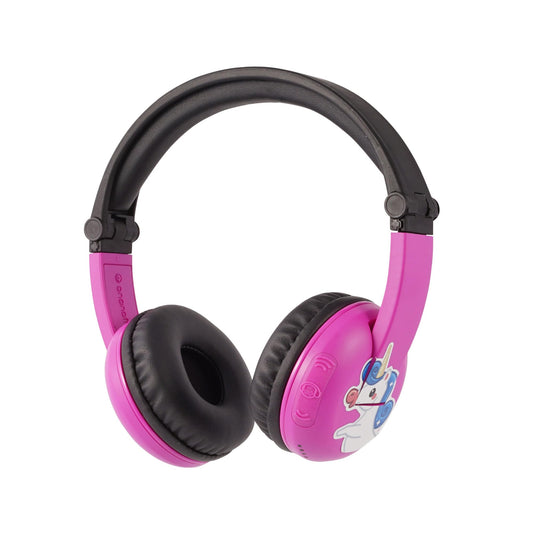 Made for Amazon Volume Limiting Bluetooth BuddyPhones, PlayTime - Pink Ages 3-7