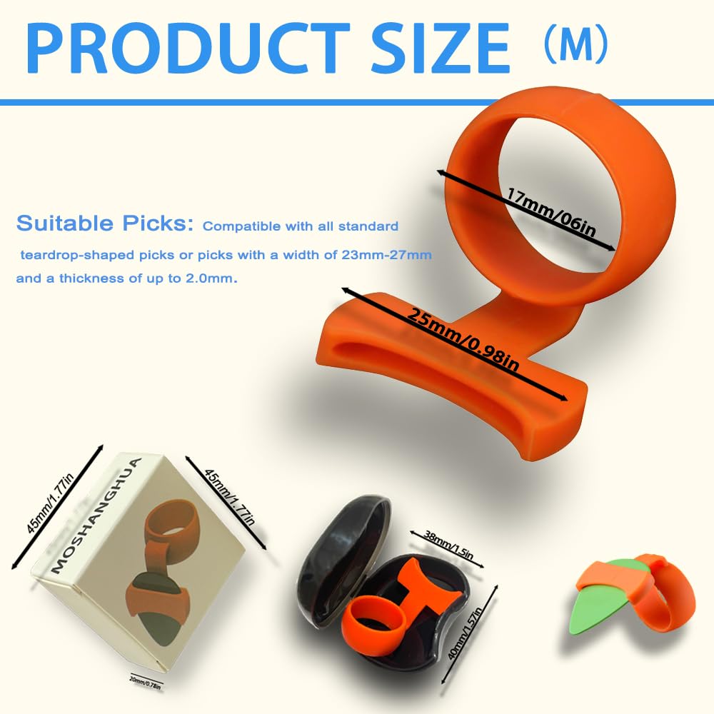 Ultimate Ergonomic Guitar Pick Grips – Durable Silicone for All Playing Styles