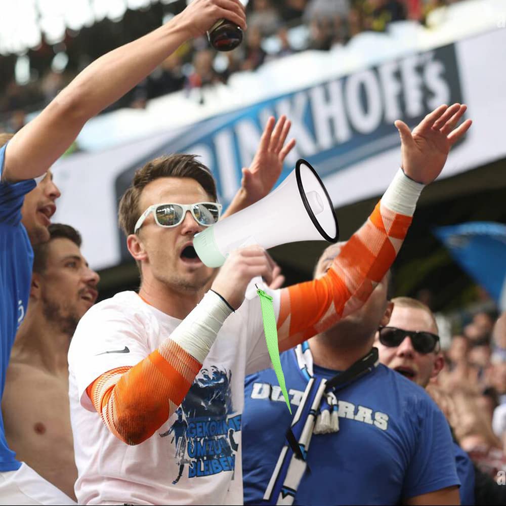 MyMealivos Portable Megaphone Bullhorn 20 Watt Power Megaphone Speaker Voice