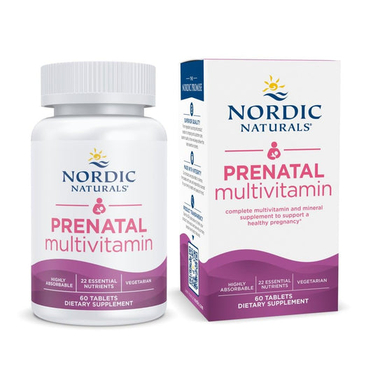 Nordic Naturals Prenatal Multivitamin 60 Tablets, Brand New In Box Exp 01/25