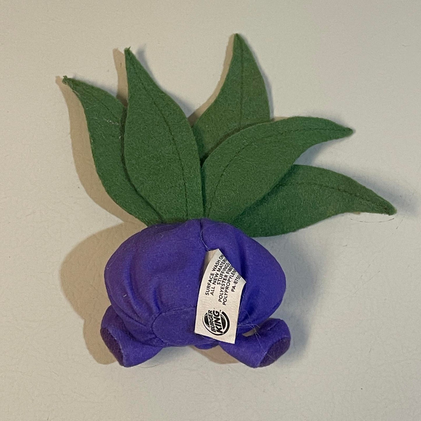 Nintendo Oddish Plush Toy - Burger King 1999