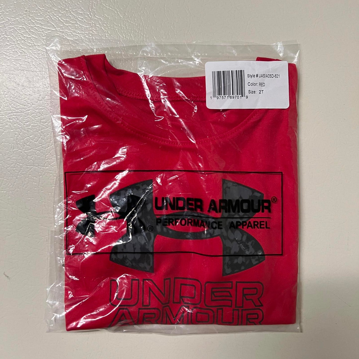 Under Armour Red Unisex Kids' Performance T-Shirt - Size 2T