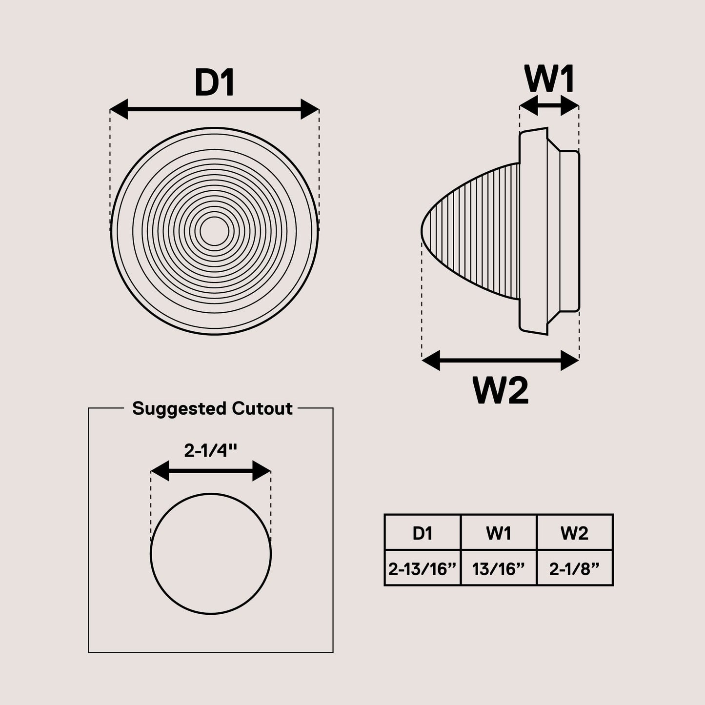TRUE MODS 2pc, 2 Inch Round Red Beehive LED Boat Trailer Marker Light