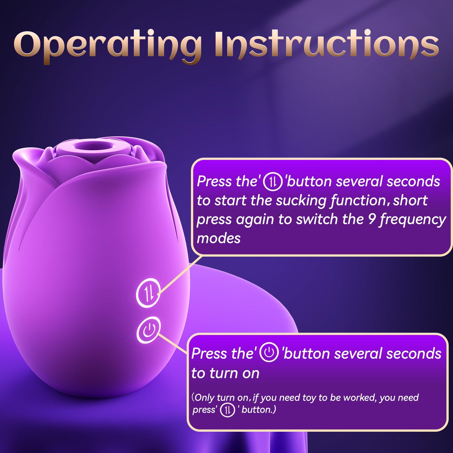 Rose Sex Toy Stimulator Sucking Vibrators for Women's Vibrators G Spot Dildo