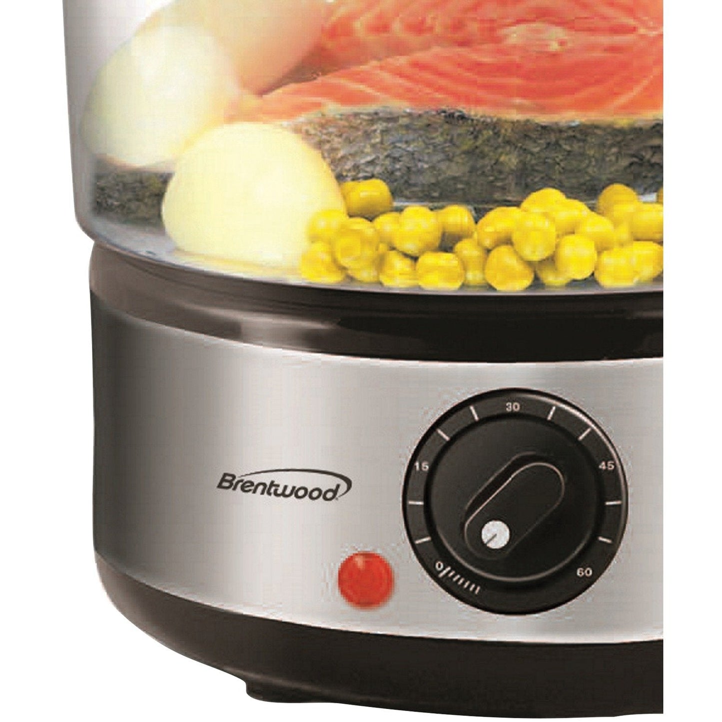 Brentwood Electric 2-Tier, 5 Quart, Stainless Steel