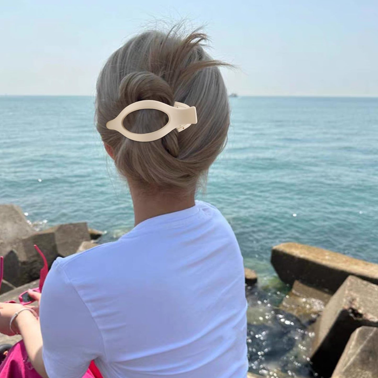 4Pcs Hair Clips Large Hair Claw Clips Matte Neutral Hair Clip Hair Accessories