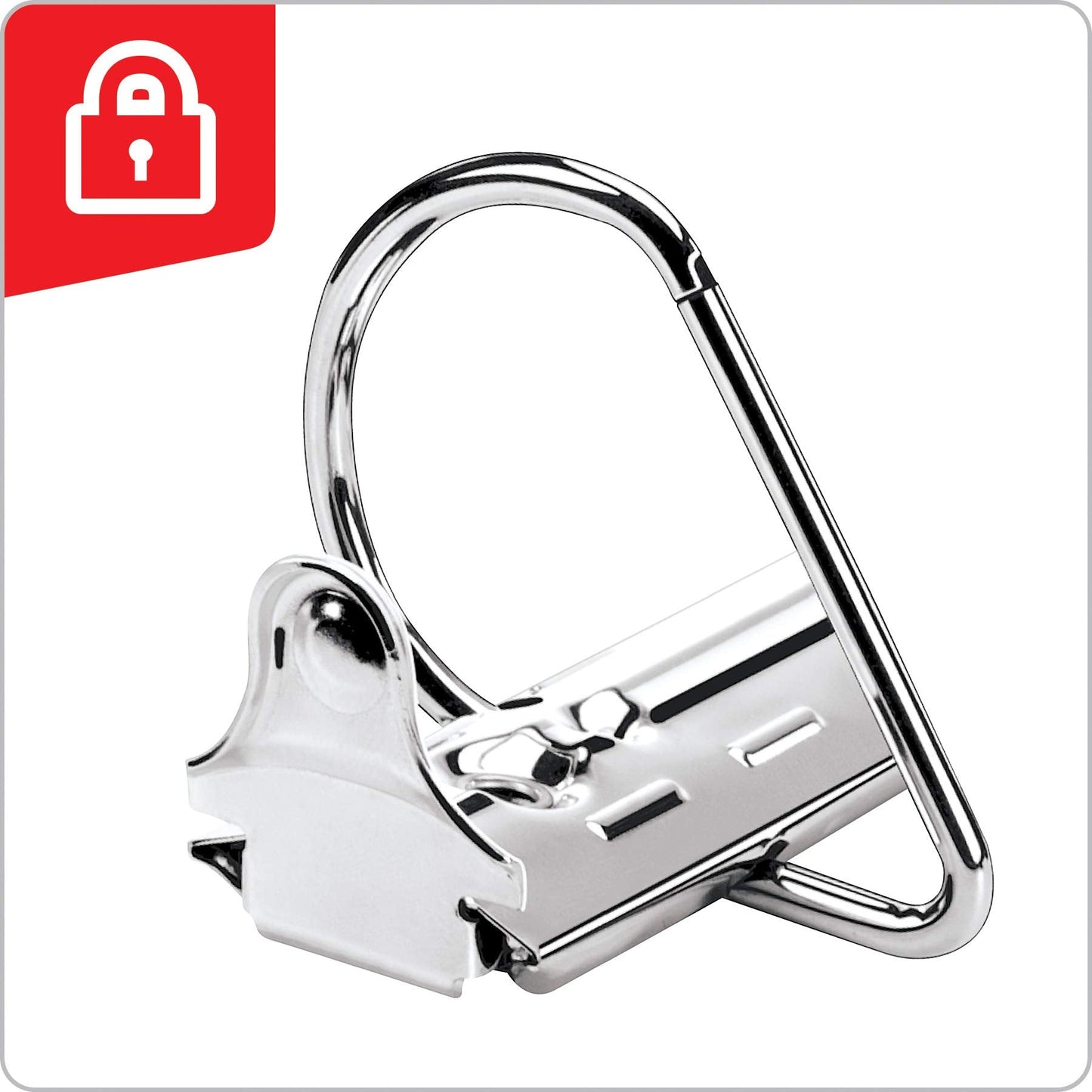 5-Pack - 2" D-Ring Binder, 425 Sheet Capacity, ClearVue Cover, White (49120)